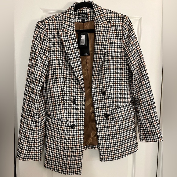 Gingham blazer. Brand new with tags - Picture 1 of 2